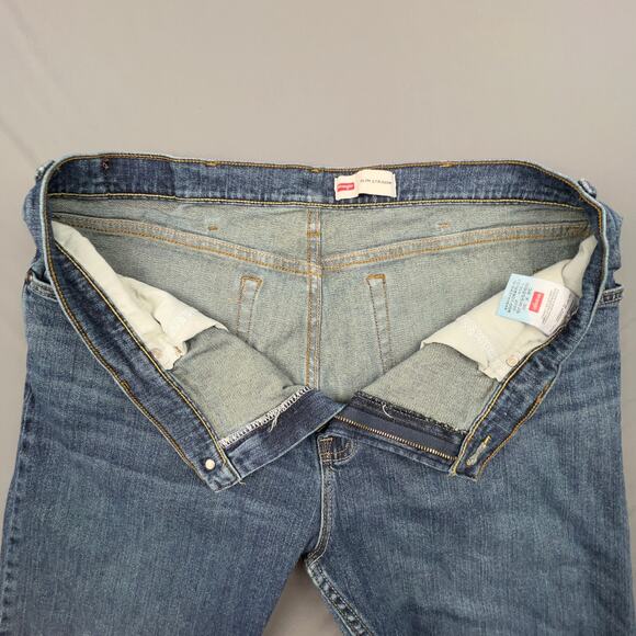 Wrangler | Slim Straight Jeans | 38x30 | Stretch Fit | Mid Wash Denim - Picture 4 of 7